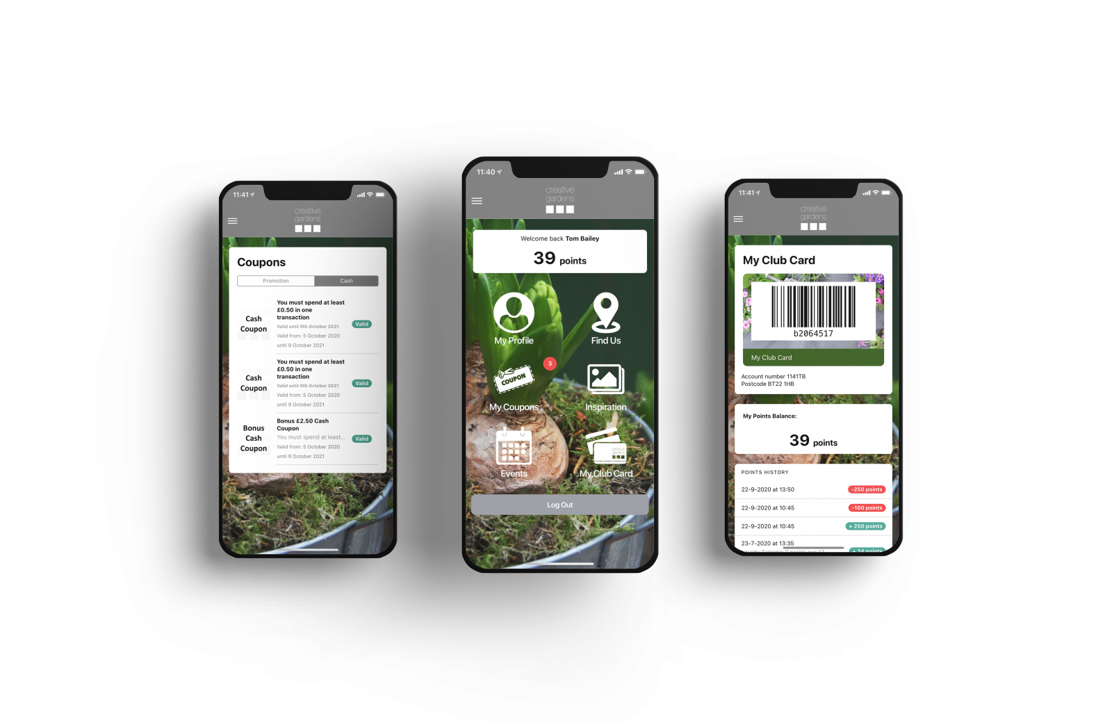 Creative gardens app Creative Gardens app