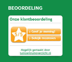 Recensies tuincentrum webshop website